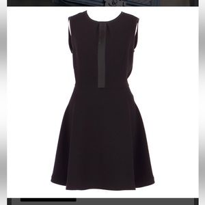 SANDRO skater dress in black